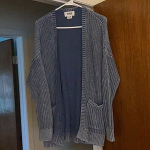 PINK Victoria’s Secret Old School Blue Cardigan